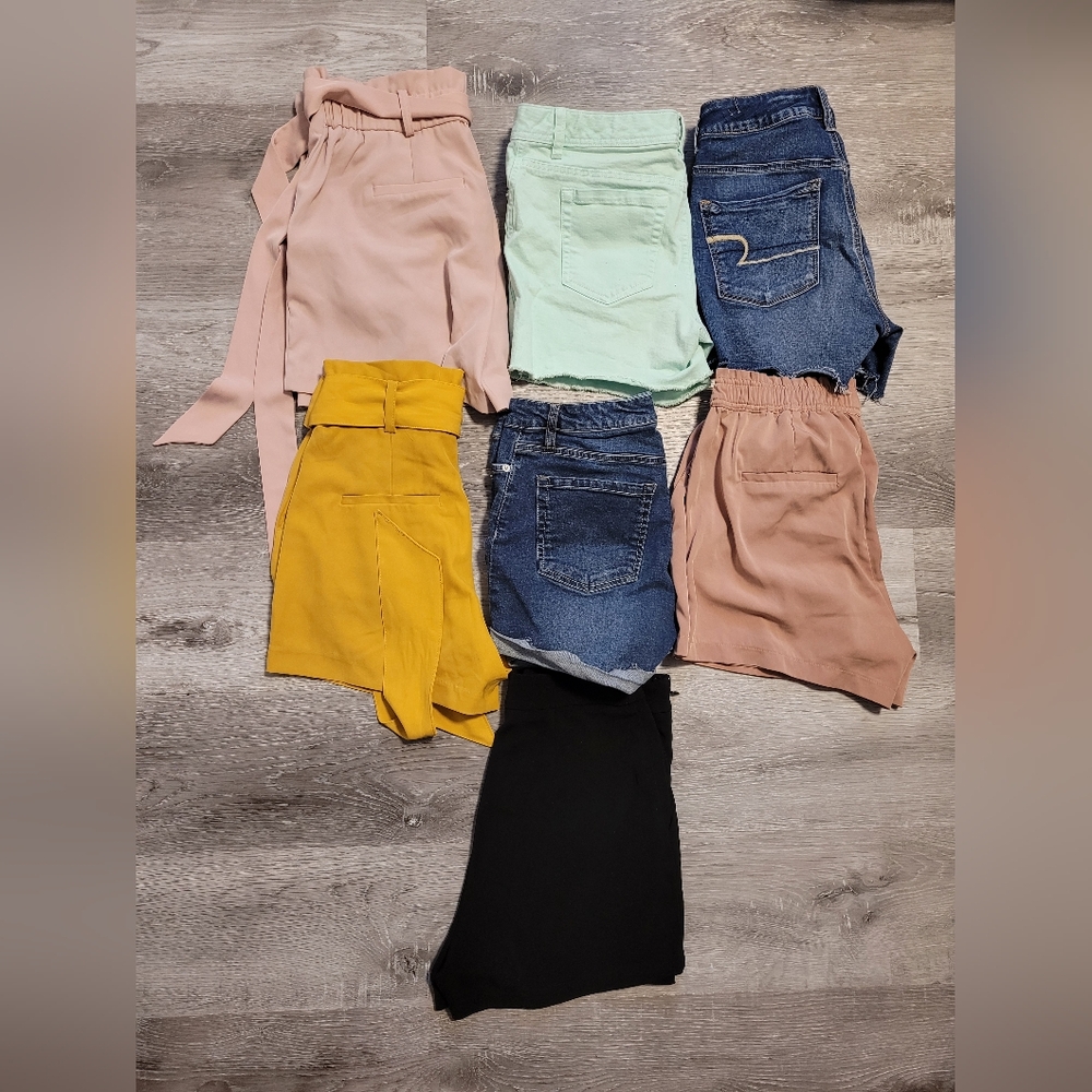 Dynamite Women's Shorts in Black, Yellow, and Pink